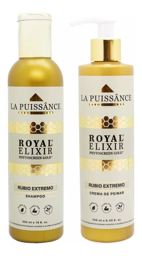 Kit Shampoo + Crema Peinar Puissance Royal Elixir Rubio Bp