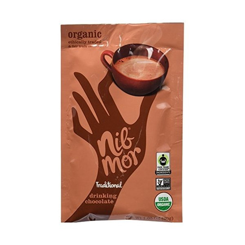 Nibmor Orgánica Beber Chocolate, Original, 1,05 Onza (paquet