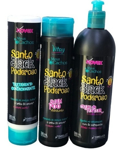 Kit Novex Santo Black 