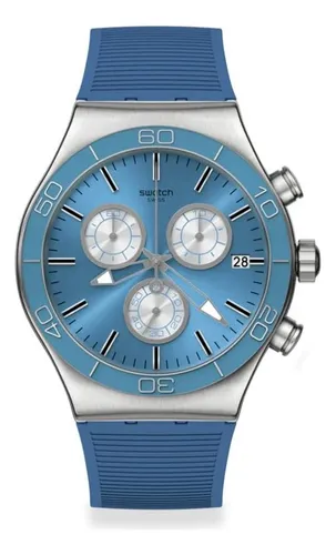 comprar Swatch Irony New Chrono Blue Es Todo Reloj De Cuarzo