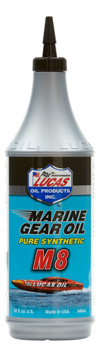 Lucas Oil  Aceite Sintético Sae 75w-90 M8 Marine Gear - 1 .