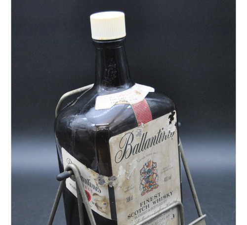 Antigua Botella Whisky Ballantines 3 Lts Vintage Viejo Retro