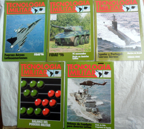 Tecnología Militar 1996 Lote X 5 Revistas