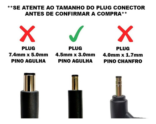 Fonte Carregador Para Dell Inspiron 5000 5452 5458 19.5v 65w