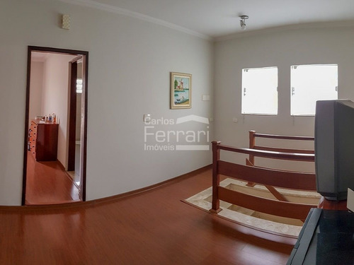 Sobrado Com 4 Dormitórios Sendo 3 Suítes, Quintal Com Churrasqueira, 2 Vagas - Cf29071
