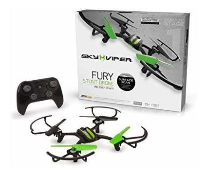 Arañas  Dron Acrobático Sky Viper Fury, Negro / Verde