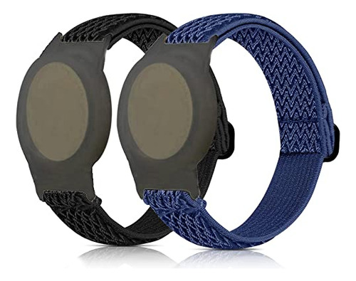 2 Pack Airtag Pulsera Para Niños, Banda De Nylon Para Appl4