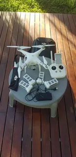 Drone Dji Phantom 3 Advanced. Mochila. C/4 Baterías Al 90%.