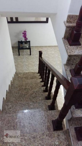 Imagem 10 de 20 de Imob01 - Sobrado 240 M² - Venda - 4 Dormitórios - 2 Suítes - Jardim Fênix - São Bernardo Do Campo/sp - So0240