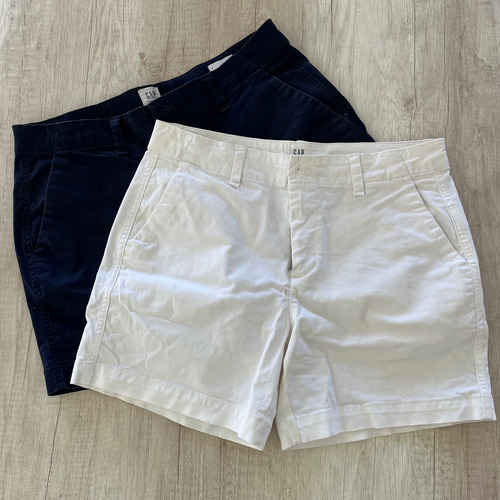 Cant. 2 - Short/bermuda Mujer Gap Talle 2 Exc.estado. Barato