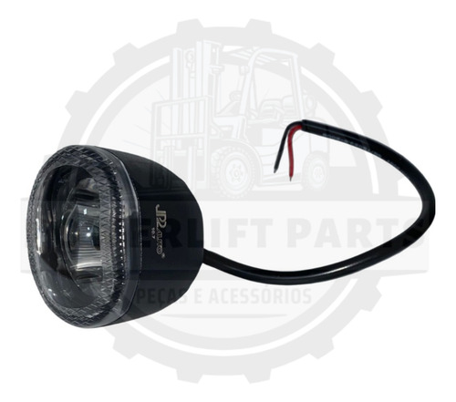 Farol Red Zone Led Vermelha Linear Empilhadeira 10-80v 30w