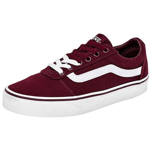 zapatillas vans rojo vino