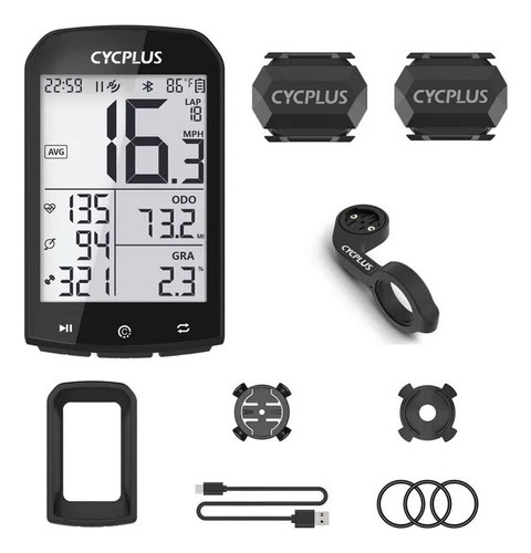 Ciclocomputador Cycplus M1 Con Sensores, Completo!!