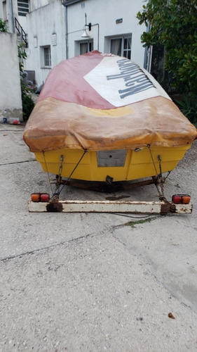 Bote Lagunero Con Motor Y Trailer