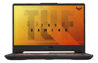 Portátil gamer Asus TUF Gaming FX506LH negra 15.6", Intel Core i5 10300H 8GB de RAM 512GB SSD, NVIDIA GeForce GTX 1650 144 Hz 1920x1080px Windows 10