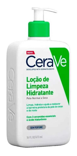 Ceravê Loção De Limpeza Corporal E Facial 473ml Sem Perfume