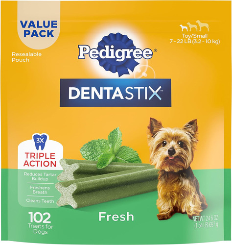 Dentastix Dental Dog Treats For Toy/small Dogs Fresh Flavor