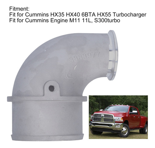 Kit Adaptador De 90° Para Tubo De Codo De Motor De 4 Pulgada