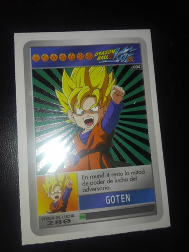  Carta Brillante Dragon Ball Kai 694