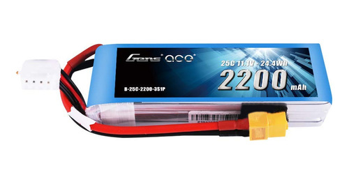 Gens Ace 11.1v Mah 3s 25c Lipo Batería Con Xt60 Enchufe Pa.