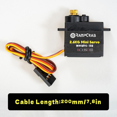 Rampcrab Servo De Dirección Rc Con Soporte De Montaje Servo