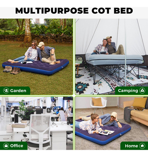 Cuna De Camping Fundango Para 2 Personas Con Colchón Inflabl