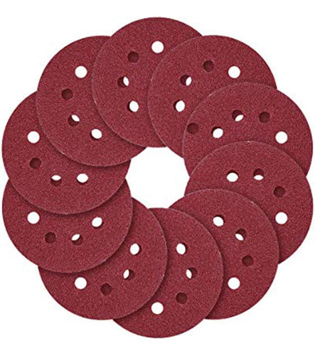 Lija Grano 240 Velcro Orbital 125 Mm 5 Pulgadas 10 Unidades