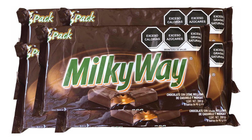 Milky Way Chocolate Leche Caramelo Y Nougat 30pz De 48g C/u