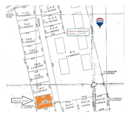 Re/max 2 Mil Vende Excepcional Lote De Terreno De 500 Mts Cuadrados, Ubicado Estratégicamente Junto A La Prestigiosa Urbanización La Llovizna, En Venta En El Sector El Hato, Municipio Arismendi