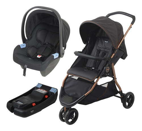 Carrinho De Bebê Cr3 Com Bebê Conforto E Base - Burigotto