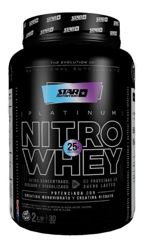 Nitro Whey 1 Kilo Star Nutrition Proteína Whey Potenciada
