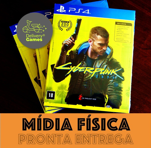 Cyberpunk 2077 Ps4 Ps5 Mídia Física Lacrado + Nota Fiscal