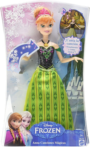 Disney Frozen Muñeca Anna Canciones Mágicas 