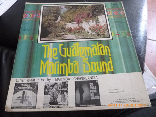 Vinilo Lp De The Guatemalan Marimba Sound (u613