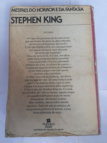 A Coisa 2a Edição Vol.1 - Stephen King