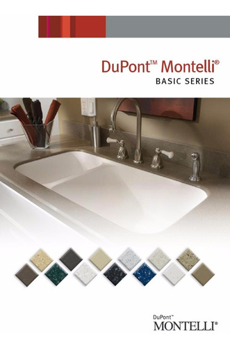 Placa Tipo Corian Marca Montelli Dupont .76x3.05 Mts Blanco