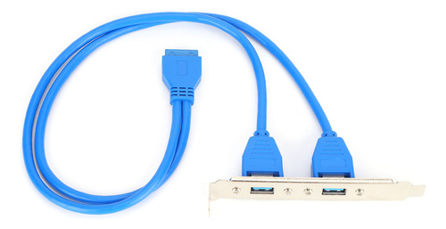 Placa Base De Panel Trasero Con Soporte Usb 2.0 De 19 Pines