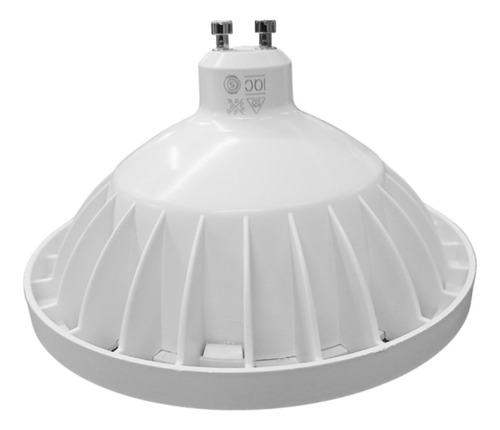Lampara Ar111 Led 15w Dimer 220v Luz Cálida Glowlux E A Luz Blanco Cálido