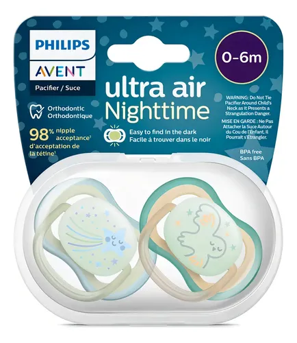 Chupeta Avent Ultra Air Night Time