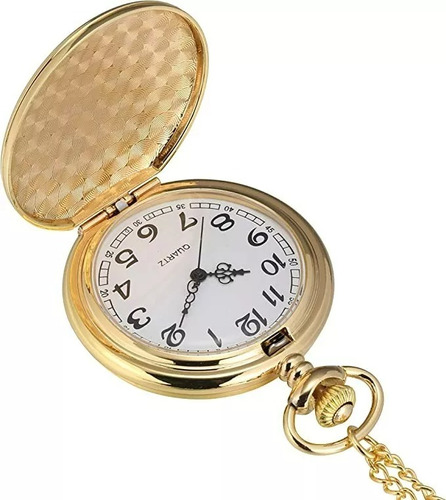 Oro Reloj Bolsillo Con Colgante Para Trajes Peaky Blinders