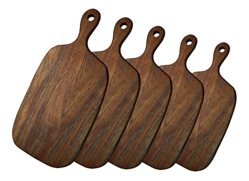 5 Tablas Madera Solida Parota Carne Charcuteria Queso Regalo