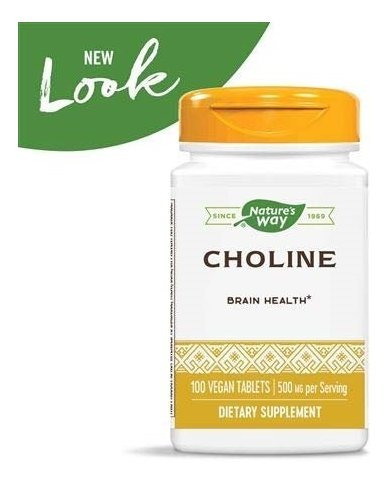 Choline 500 Mg X 100 Tabletas -  Colina De Nature's Way