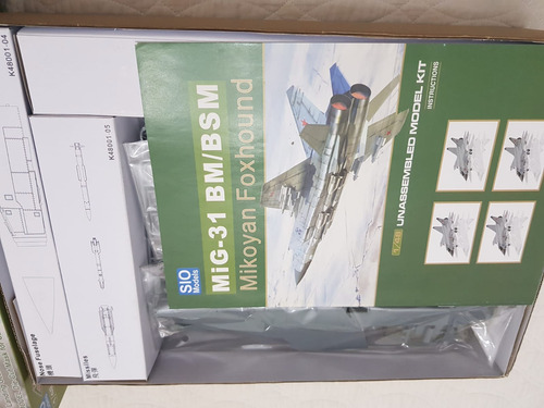 Mikoyan Gurevich Mig-31 Bs/bsm Foxhound Esc 1/48