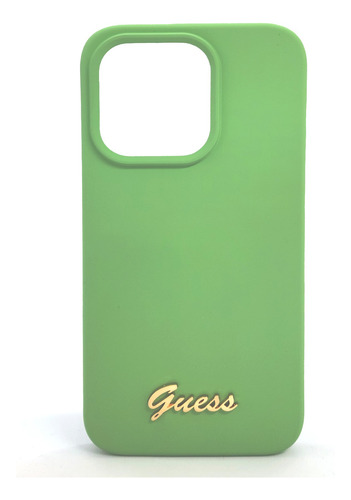 Funda Protector Guess Verde Silicon iPhone 14 Pro