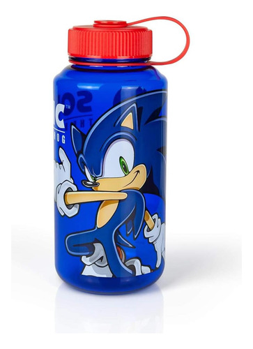 Just Funky Sonic The Hedgehog Botella De Agua De Plástico '