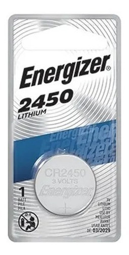 Imagen 2 de 7 de Pila Cr2450 3v Lithum Energizer Bateria Alarmas Sensore