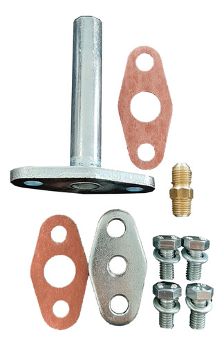 Kit Flange Ent. E Saida De Oleo Reta Turbina Apl .50 / .70