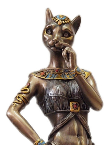 Diosa Egipcia Bastet Figura Decorativa Gato Egipcio Veronese