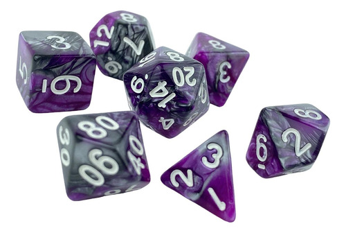 Juego De Mesa Familiar D10 D20 De Dados Acrílicos Novedosos