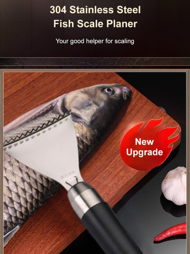 Raspador De Pescado Doméstico De Acero Inoxidable, Escalador
